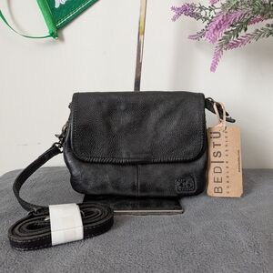 NWT Bed Stu Black Ziggy Crossbody